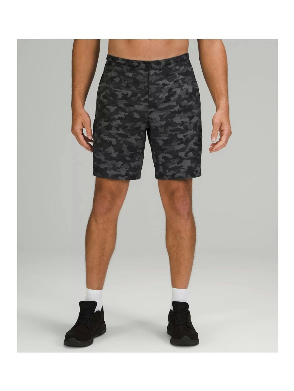 Lululemon Pace Breaker Short - Lined 9" in Variegated Black Camo